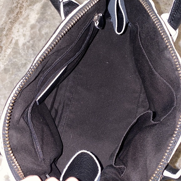 Coach Full Size Black and White Purse - Picture 4 of 8